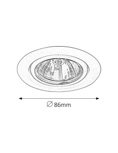 Rabalux Spot relight Вградени и повърхностно монтирани лампи IP20 GU5.3 12V 1x MAX 50W 1093 - Цена | LEDs4economy 2