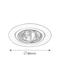 Rabalux Spot relight Вградени и повърхностно монтирани лампи IP20 GU5.3 12V 1x MAX 50W 1092 - Цена | LEDs4economy 2