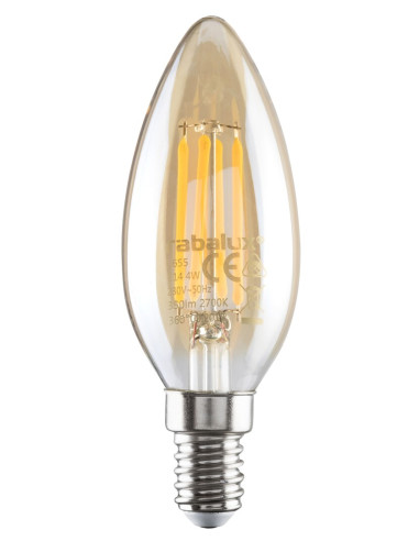 RABALUX LED Филамент E14 4W, 350 lm, 2700K - 1655 | Leds4economy.