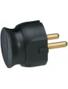 Legrand Щепсел черен плосък без заземяване Slim 16A /15бр/ - 050184 - Цена | LEDs4economy