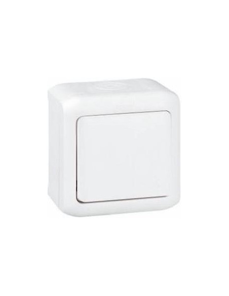 Legrand Кръстат ключ IP44 открит монтаж цвят Бял Forix  - 782365