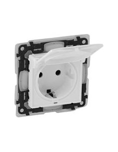 Legrand Контакт ШУКО 16A IP44 цвят бял Valena Life - 753119 - Цена | LEDs4economy