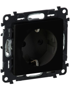Legrand Контакт ШУКО 16A детска защита цвят черен Valena Life - 756320 - Цена | LEDs4economy