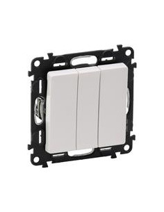 Legrand Троен ключ цвят бял Valena Life - 752103 - Цена | LEDs4economy