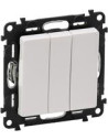 Legrand Троен ключ цвят бял Valena Life - 752103 - Цена | LEDs4economy