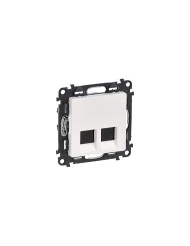 Legrand Розетка 2xRJ45 cat.5e UTP цвят бял Valena Life  - 753141