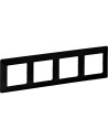 Legrand Рамка 4х цвят Черен Valena Life - 754254 - Цена | LEDs4economy