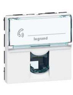 Legrand Розетка RJ11 2 мод. цвят бял Mosaic - 078731 - Цена | LEDs4economy
