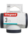 Legrand Адаптер за контакт 3х Шуко Т-образен бял NEW  - 694520 - 4