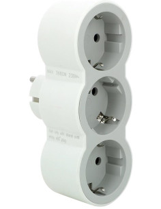 Legrand Адаптер за контакт 3х Шуко бял NEW - 694518 - Цена | LEDs4economy