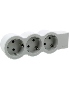 Legrand Разклонител БЯЛ 3x2P+E без кабел Standard NEW - 694573 - Цена | LEDs4economy
