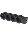Legrand Разклонител ЧЕРЕН 4x2P+E без кабел Standard NEW  - 694576 - 3