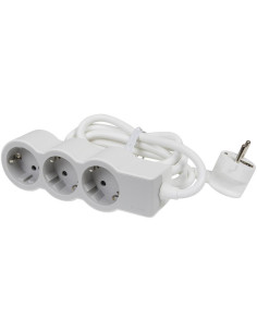 Legrand Разклонител БЯЛ 3x2P+E с кабел 3 метра / 3x1.5мм2 Standard NEW - 694559 - Цена | LEDs4economy 2