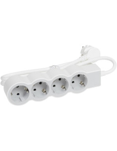 Legrand Разклонител БЯЛ 4x2P+E с кабел 1.5 метра / 3x1.5мм2 Standard NEW - 694552 - Цена | LEDs4economy 2