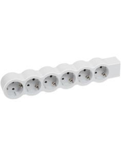 Legrand Разклонител БЯЛ 6x2P+E без кабел Standard NEW - 694579 - Цена | LEDs4economy