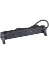 Legrand Разклонител ЧЕРЕН 3x2P+E с кабел 1.5 метра с гръмозащита и USB A+C 3A 15W Premium NEW  - 694512