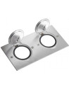 Legrand Метална основа Inox двойна квадратна IP44/IK08 - 089702 - Цена | LEDs4economy