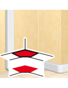 Legrand Вътрешен ъгъл 90° за канал 50х80/105/150/195мм DLP - 010602 - Цена | LEDs4economy