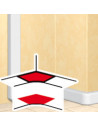 Legrand Вътрешен ъгъл 90° за канал 50х80/105/150/195мм DLP - 010602 - Цена | LEDs4economy