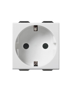 VIMAR 09208 Контакт SICURY немски стандарт 2P+E 16 A 250 V~ Бял, 2M NEVE UP - Цена | LEDs4economy