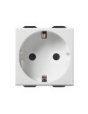 VIMAR 09208 Контакт SICURY немски стандарт 2P+E 16 A 250 V~ Бял, 2M  NEVE UP