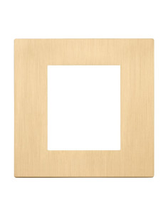 VIMAR 30642.70 Декоративна рамка Linea, 2M, Metal Brushed Gold, - Цена | LEDs4economy