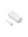 GTV CR-CR18000-00 CR-18 Датчик движение с външен сензор, max.800W, LED, 360*, обхват 8m, IP20 бял