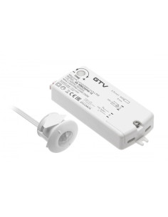 GTV AE-WBEZDPIR-10 Безконтактен превкл. PIR, 230VAC, max250W, кабел 2м, бял - Цена | LEDs4economy 2