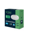 V-TAC 8W/16W/20W LED Плафон SAMSUNG 3000-6500 Кръг IP65 - 801-24 - 8