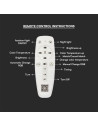 V-TAC 74W LED Плафон 3 Степени Димиращ с Дистанционно Бяло Тяло IP20 - 23395 - 2