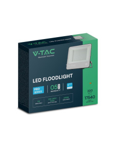 V-TAC 100W LED Прожектор SAMSUNG Чип 1м Кабел Черно Тяло 6400K - 23444 - Цена | LEDs4economy 2