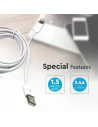 V-TAC Iphone Кабел Бял MFI Лиценз 1.5м - 8453 - 5