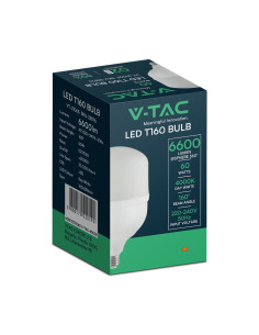 V-tac LED Bulb - 60W Plastic T160 4000K 23576 - Цена | LEDs4economy 2