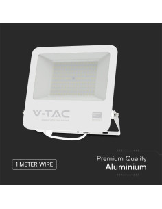 V-TAC 100W LED Прожектор SAMSUNG Чип 1м Кабел Бяло Тяло 6400K - 23443 - Цена | LEDs4economy 2