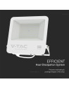 V-TAC 100W LED Прожектор SAMSUNG Чип 1м Кабел Бяло Тяло 6400K - 23443 - 10