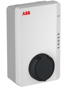 ABB Зарядна станция за стена Terra 22.1 kW, 3P 32A, с контакт Type 2, IP54 IK08, RFID, /до изчерпване/ - 6AGC082152 - Цена | LED