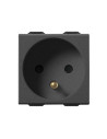 VIMAR 09212.CM Контакт SICURY френски стандарт 2P+E 16 A 250 V~ Карбон мат, 2M  NEVE UP