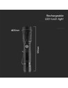 V-TAC 10W SMD LED Презаредимо Фенерче IP44 - 23338 - 4