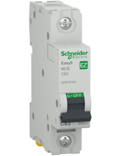 SE Автоматичен прекъсвач Easy 9 1P 63A крива C 6kA - EZ9F35163 - Цена | LEDs4economy
