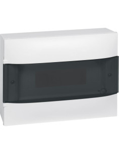 Legrand Табло за открит монтаж 12 мод. Practibox S с прозрачна врата и Н и РЕ клеми - 135211 - Цена | LEDs4economy