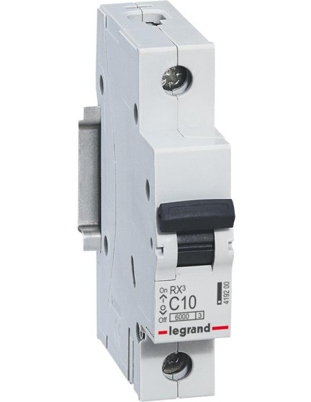 Legrand Автоматичен прекъсвач RX3 1P 10A крива С 6kA  - 419200 