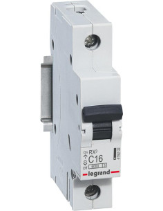 Legrand Автоматичен прекъсвач RX3 1P 16A крива С 6kA - 419202 - Цена | LEDs4economy