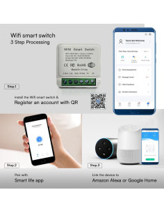 V-TAC Мини Smart Контролер За Единичен Ключ - 23604 - Цена | LEDs4economy 2