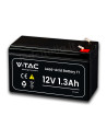 V-TAC 1.3Ah 12V Акумулаторна Батерия TI 97*43*52*(57) мм - 23449