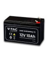 V-TAC 10Ah 12V Акумулаторна Батерия T2 178*35*60(67) мм - 23452 - 2