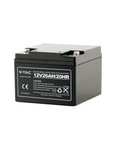 V-TAC 26Ah 12V Акумулаторна Батерия M5 175*165*127*127 мм - 23454 - Цена | LEDs4economy