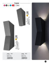 Rabalux Temse Външно стенно осветление IP65 LED 6W 4000K 77066 - 3