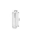 Rabalux Zernest  Външни стоящи лампи IP54 E27 1x MAX 15W K 77087 - 6