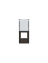 VIMAR 30339.CG Адаптер за RJ45 Keystone конектор Linea, 1М, с капак, Black, 