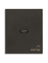 VIMAR 30298.60G PD USB-C Контакт Linea 2M 60W, black, 
